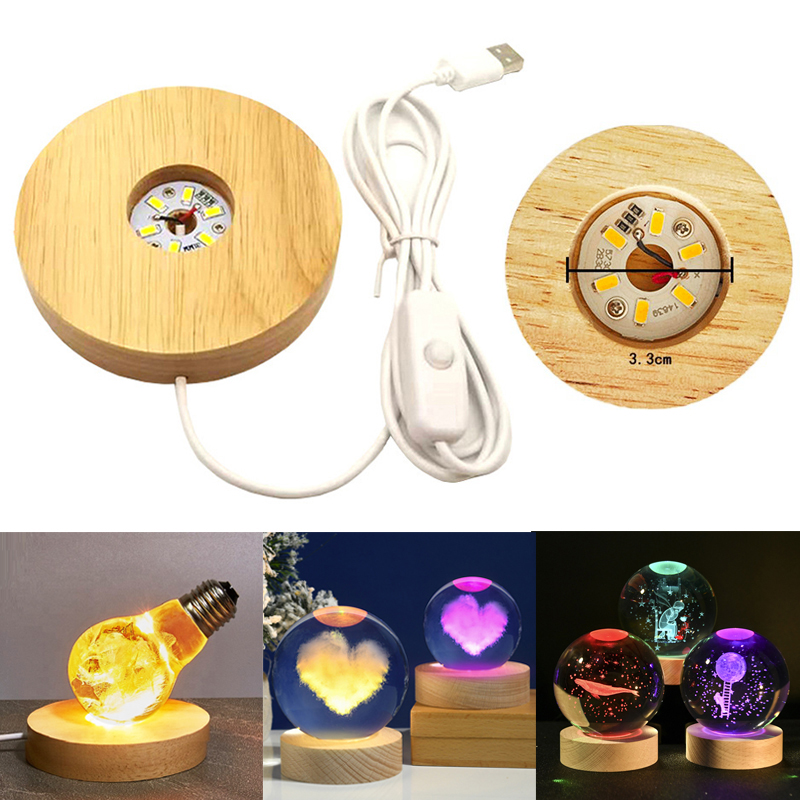 Resin Art With Wood - 수 지 아트 디스플레이 라운드 나무