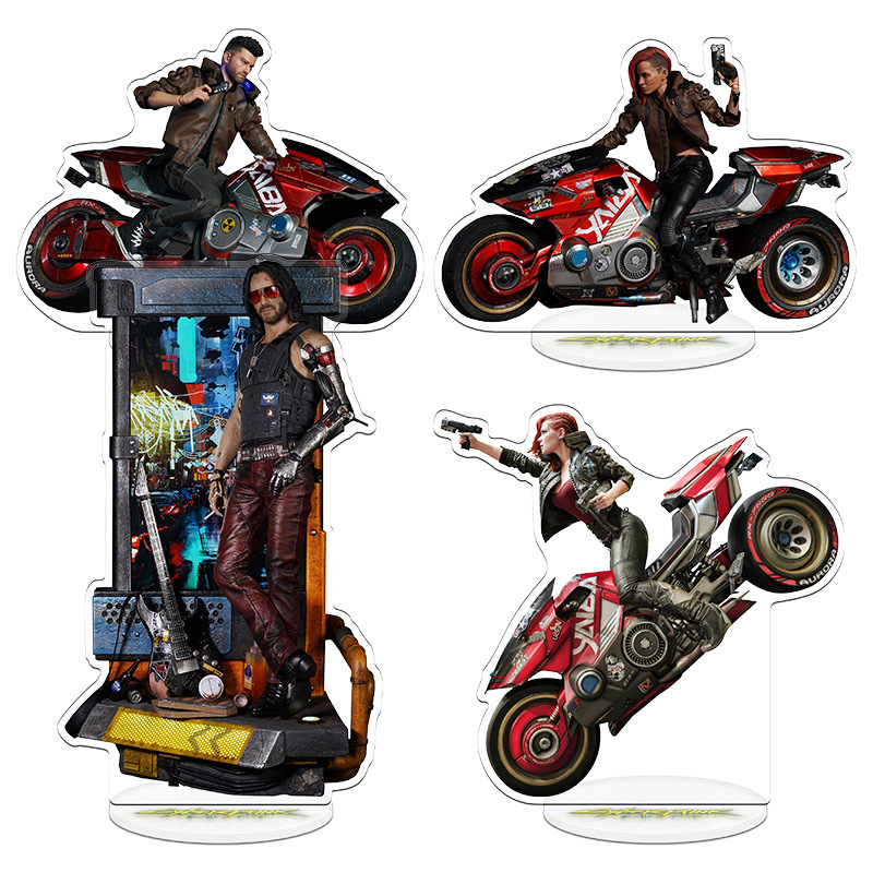 Resin Art Toys - 사이버펑크 2077 V 게임 굿즈 스탠드