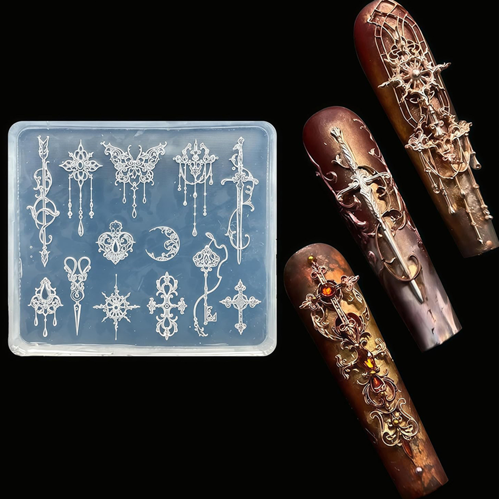Resin Art Templates Free - 화살표 실리콘 몰드 달 모양 레진