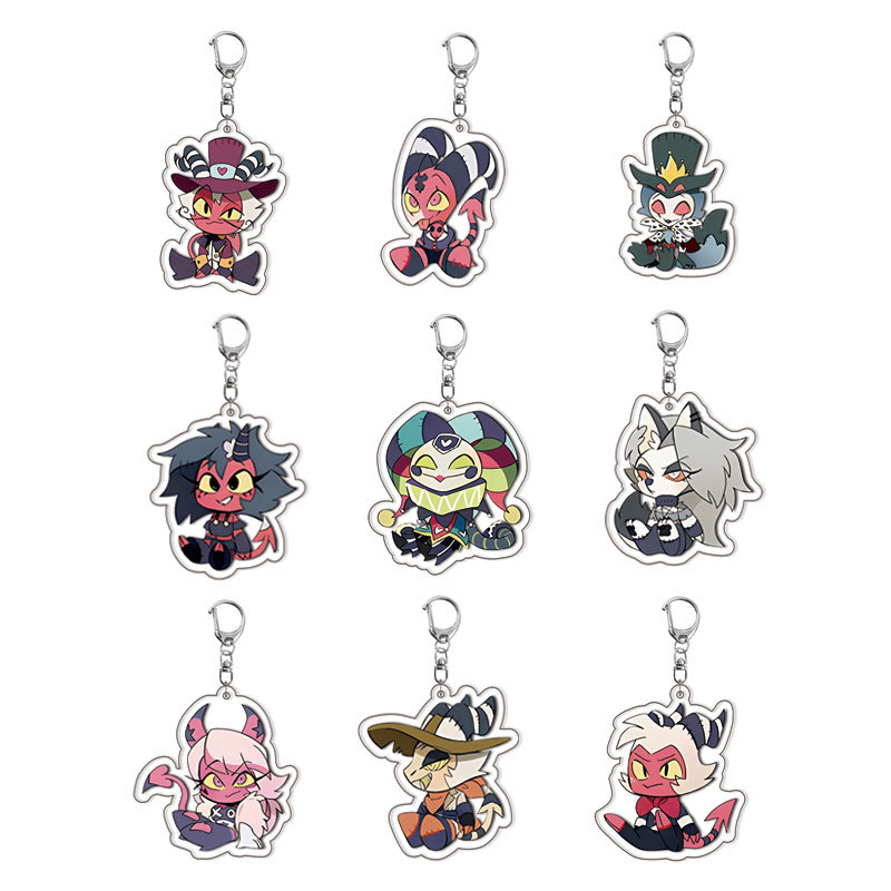 Resin Art Hanging - Hazbin Hotel 새로운 아크릴 인기 애니메이션