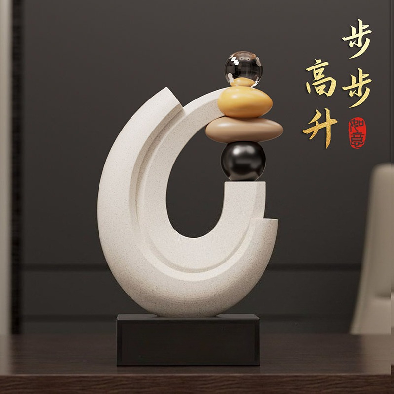 Resin Art For Wedding Gift - 홈 데코 행운석 조각상 데스크탑 장식품