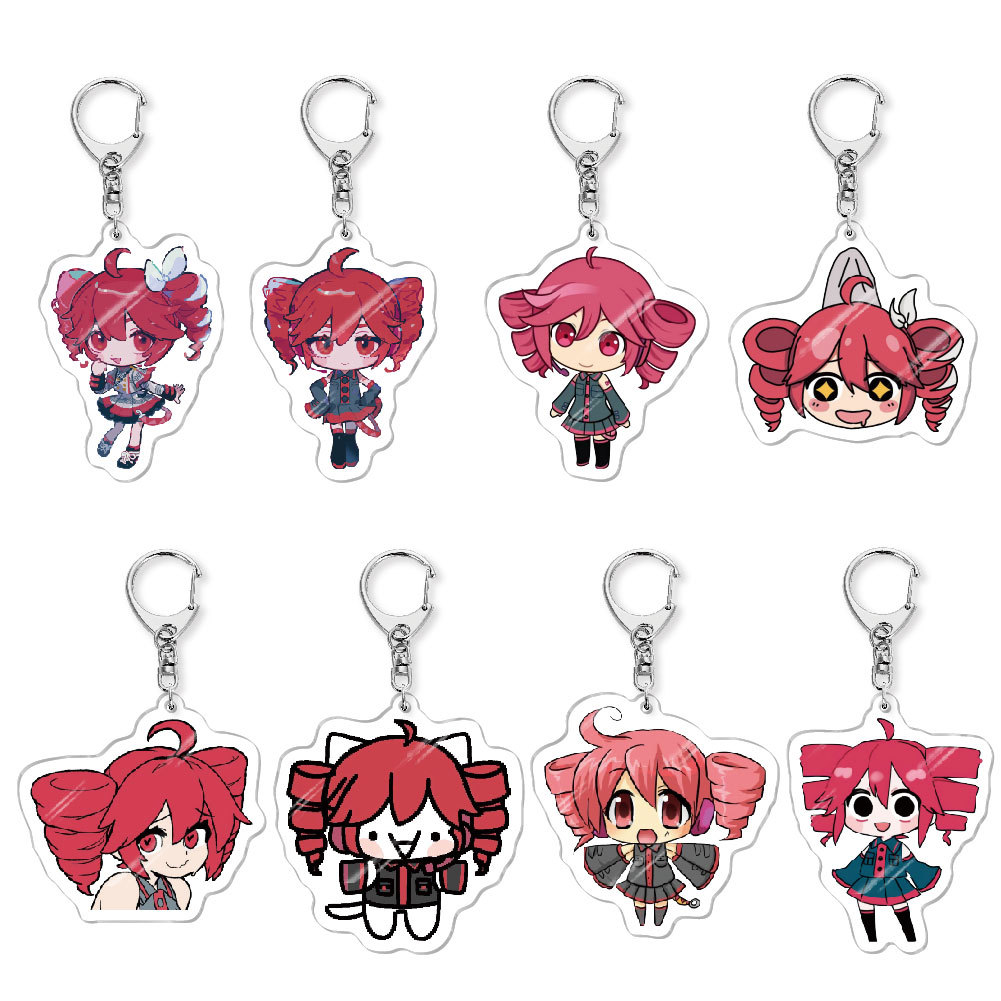 Resin Art Hanging - 카사네 테토 ‌ 플러시 애니메이션 키체인