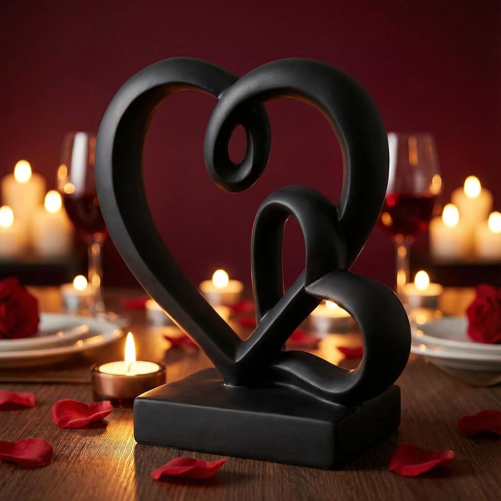 Resin Art For Wedding Gift - 결혼기념일 선물 - 두 개의 하트