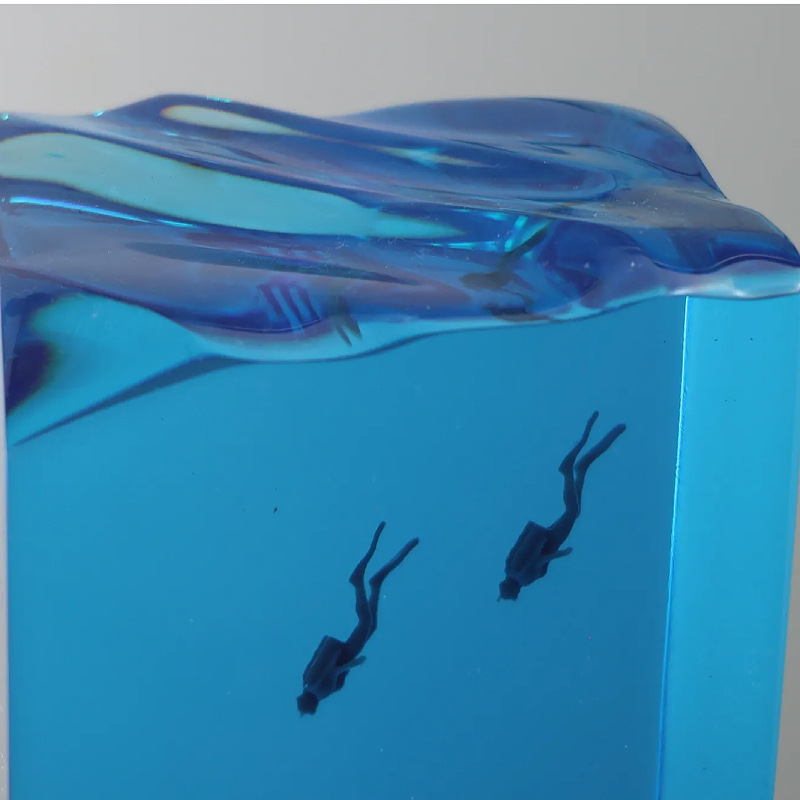 새로운 해양 예술 홈 데코레이션 수공예품 나무 수지 조 - Resin Art With Wood 리뷰 및 가격
