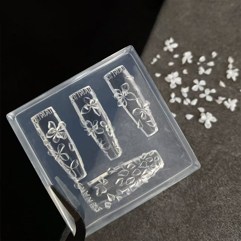 【O】3D 꽃 네일 몰드 DIY 실리콘 네일 도구 백합 - Resin Art Templates Free 리뷰 및 가격