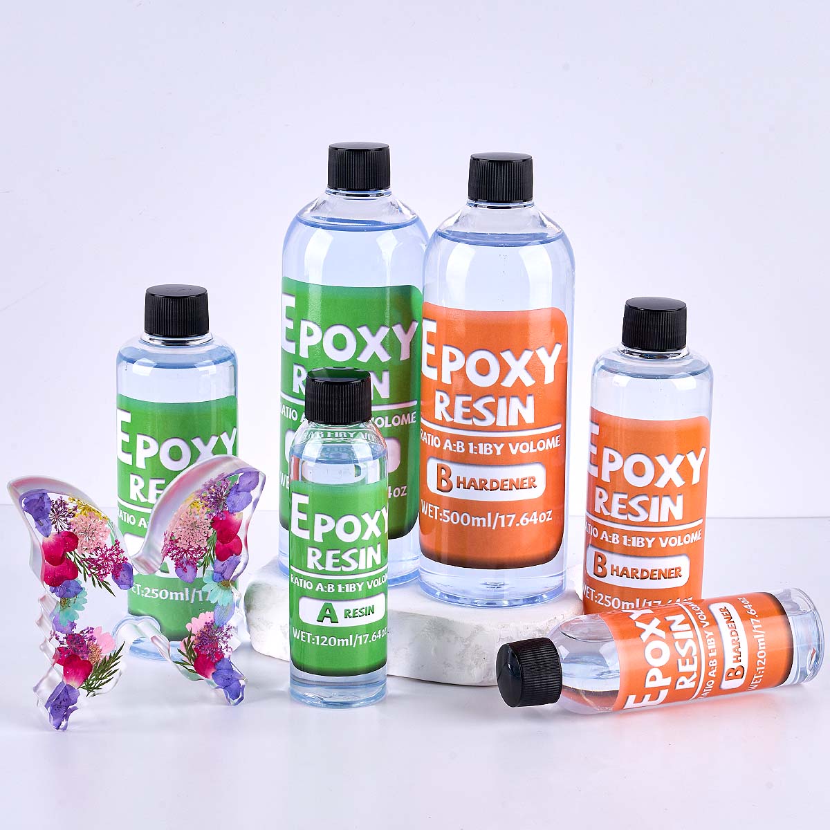 1:1 비율 에폭시 수지 키트 Anti-Yellowin - Resin Art Tool Kit 리뷰 및 가격