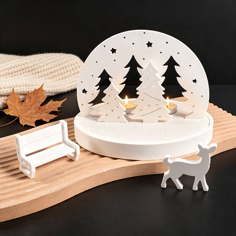 크리스마스 엘크 티라이트 캔들 홀더 실리콘 몰드, 3D - Resin Art Tool Kit 리뷰 및 가격
