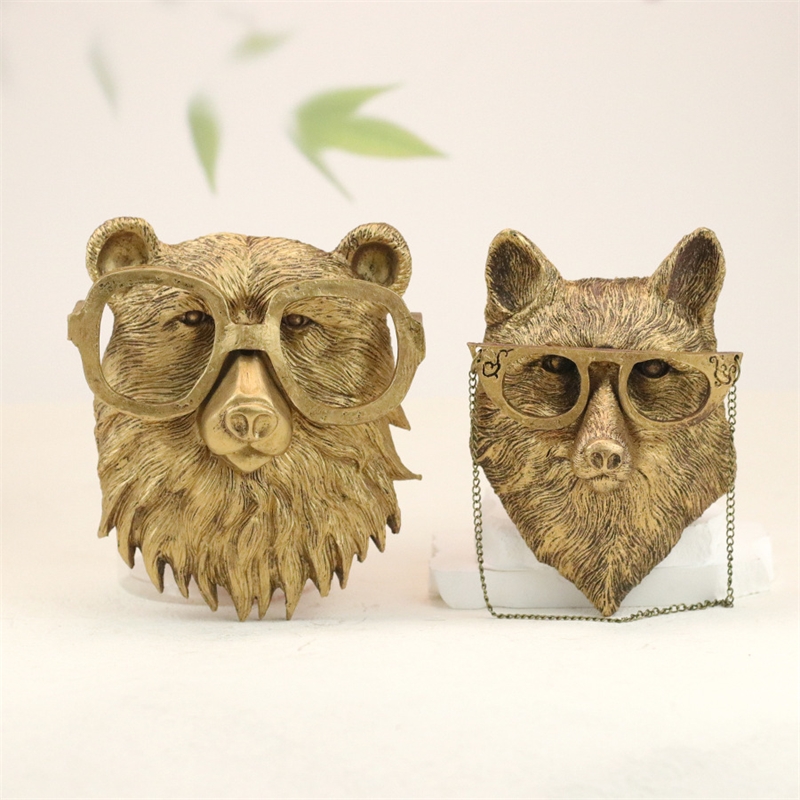 빈티지 구리 수지 동물 벽 장식, 소박한 동물 머리 벽 - Resin Art For Wedding Gift 리뷰 및 가격
