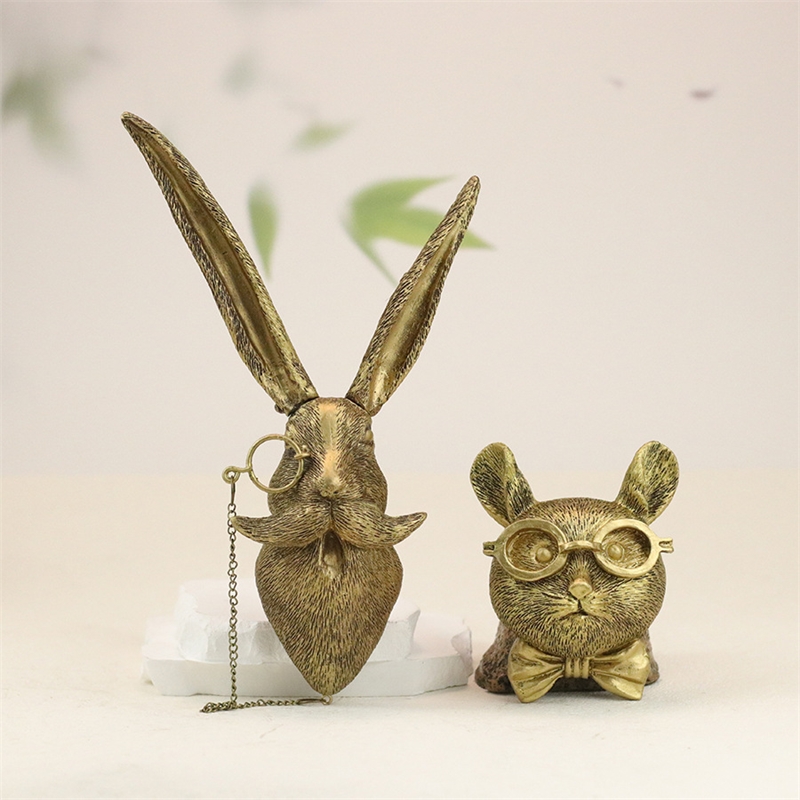빈티지 구리 수지 동물 벽 장식, 소박한 동물 머리 벽 - Resin Art For Wedding Gift 리뷰 및 가격