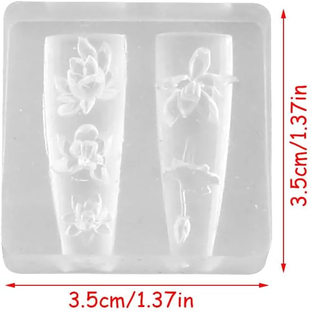 3D 가시 네일 디자인 실리콘 몰드 조각 템플릿 아트  - Resin Art Templates Free 리뷰 및 가격