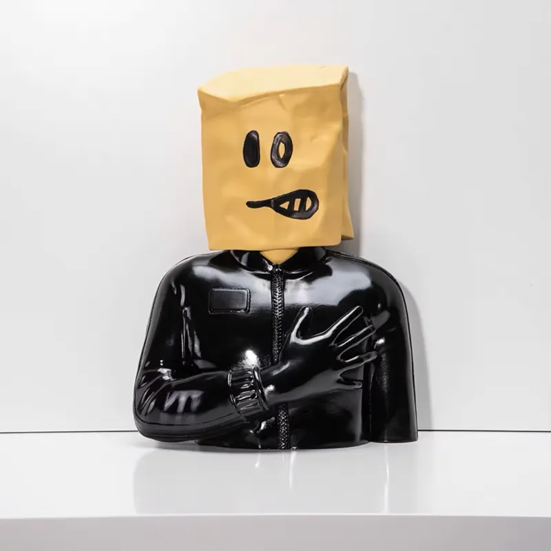 맞춤형 모던 크리에이티브 추상 얼굴 모양 조각품 레진  - Resin Artist 리뷰 및 가격