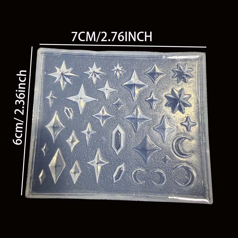 천상의 별과 달 다이아몬드 실리콘 몰드 - UV 에폭시 - Resin Art Templates Free 리뷰 및 가격