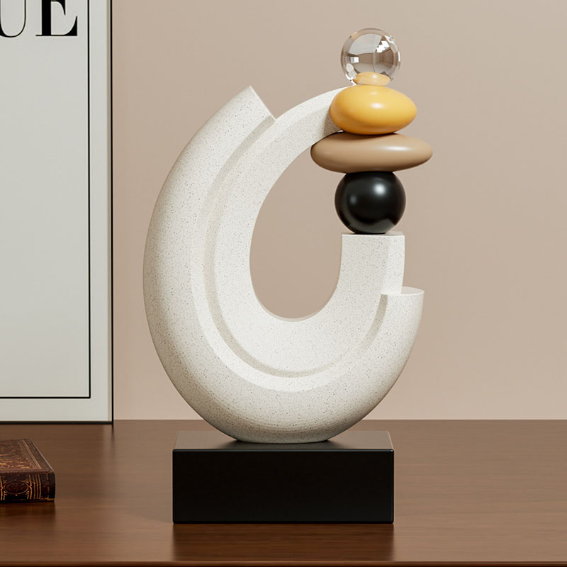 홈 데코 행운석 조각상 데스크탑 장식품 북유럽 거실 장 - Resin Art For Wedding Gift 리뷰 및 가격