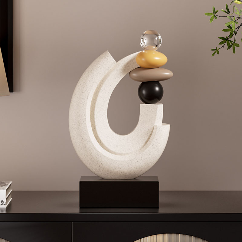 홈 데코 행운석 조각상 데스크탑 장식품 북유럽 거실 장 - Resin Art For Wedding Gift 리뷰 및 가격