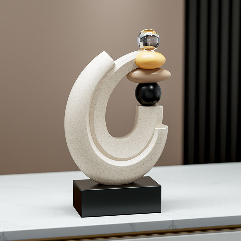 홈 데코 행운석 조각상 데스크탑 장식품 북유럽 거실 장 - Resin Art For Wedding Gift 리뷰 및 가격