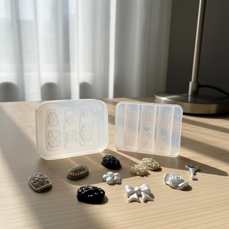 실리콘 네일 몰드 플레이드 보우 플라워 재사용 가능 템 - Resin Art Templates Free 리뷰 및 가격