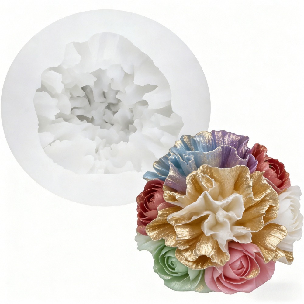 장미, 모란, 카네이션을 위한 3피스 실리콘 몰드, 양 - Resin Art For Wedding Gift 리뷰 및 가격