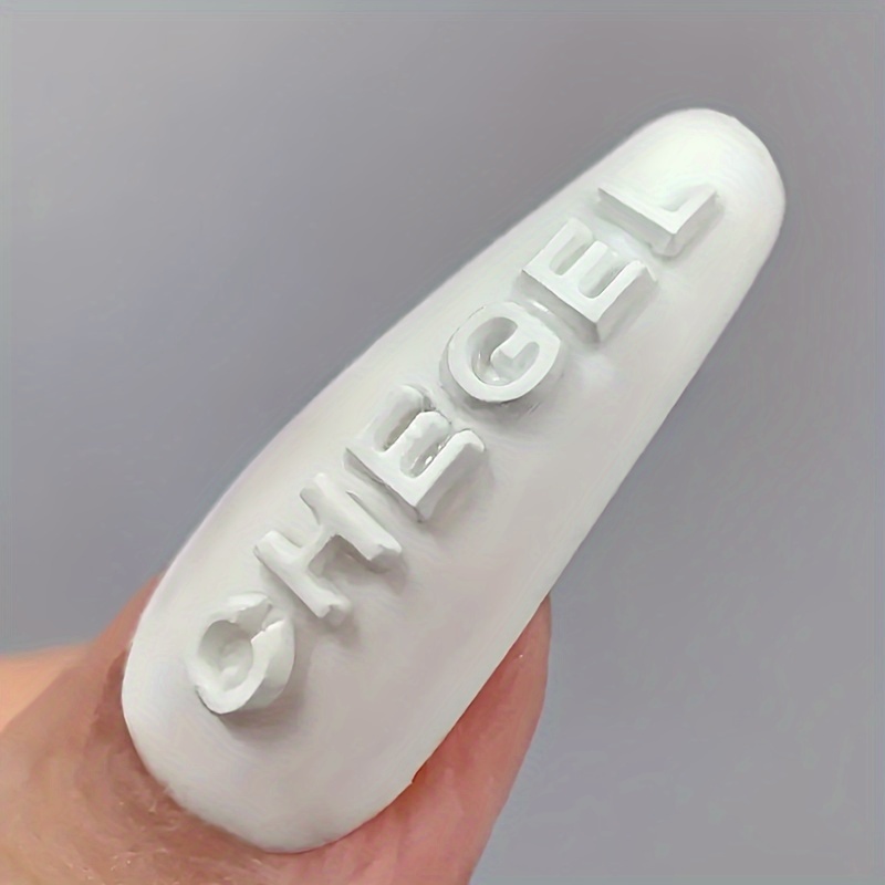 1개 셀프 제작 네일 아트 레터 몰드, 대문자 및 소문 - Resin Art Templates Free 리뷰 및 가격