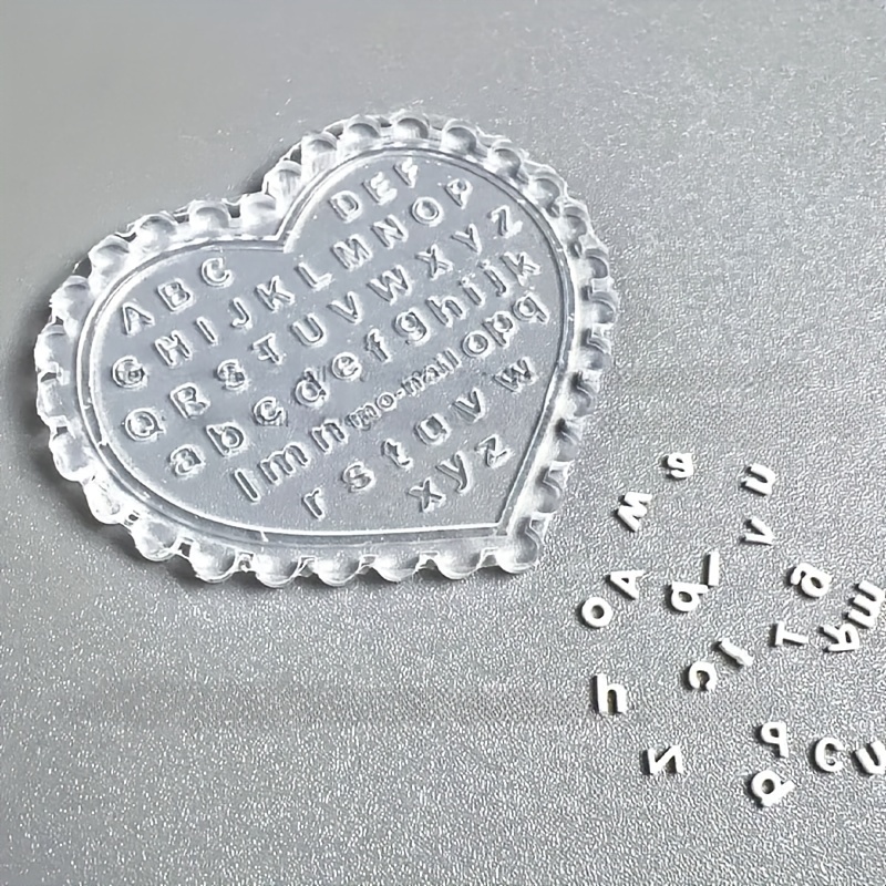 1개 셀프 제작 네일 아트 레터 몰드, 대문자 및 소문 - Resin Art Templates Free 리뷰 및 가격