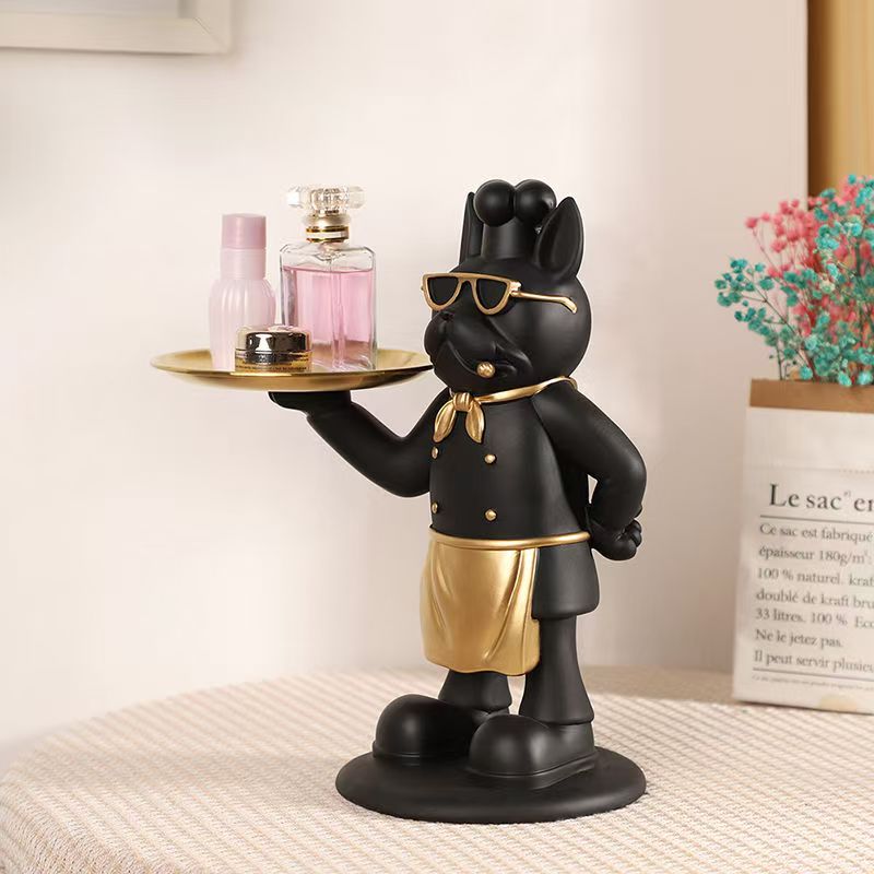 수지 해적 요리사 동상 트레이 원격 제어 키 캔디 홈  - Resin Art Dining Table 리뷰 및 가격