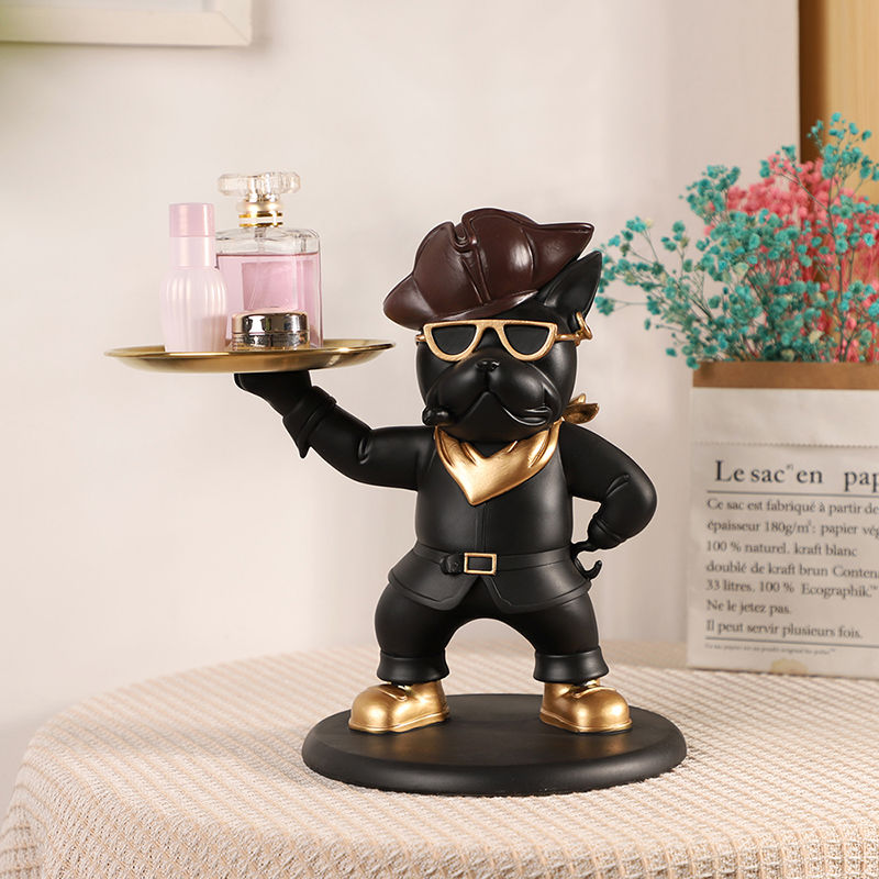 수지 해적 요리사 동상 트레이 원격 제어 키 캔디 홈  - Resin Art Dining Table 리뷰 및 가격