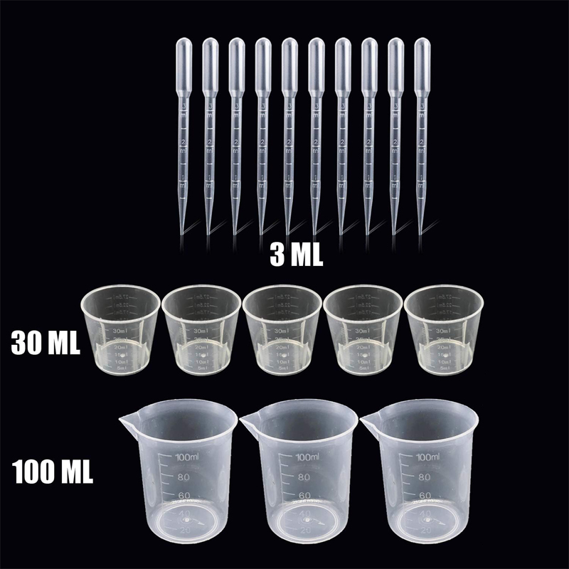 UV 에폭시 레진 주조 도구 키트, 계량컵, 드롭퍼 포 - Resin Art Tool Kit 리뷰 및 가격