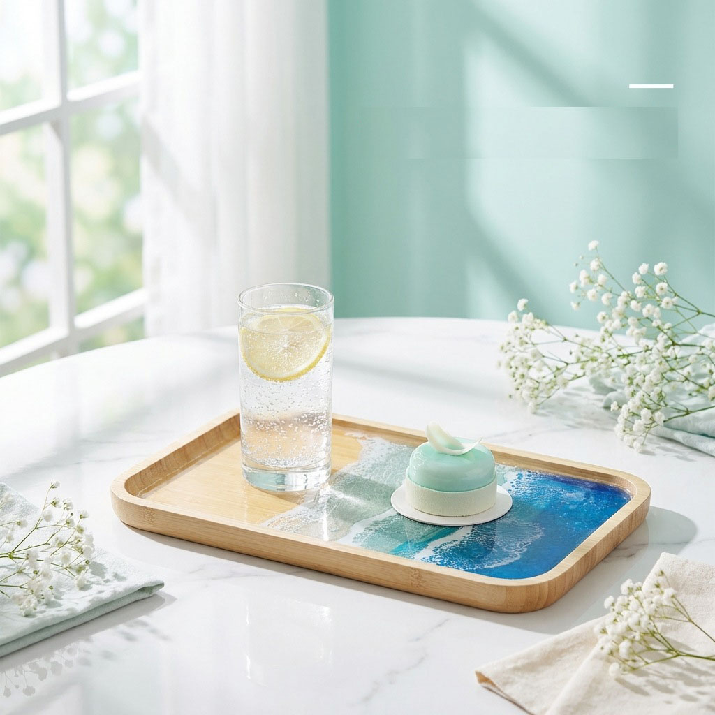 에폭시 레진 오션 아트 장식 트레이, 커피 다이닝 테이 - Resin Art Dining Table 리뷰 및 가격
