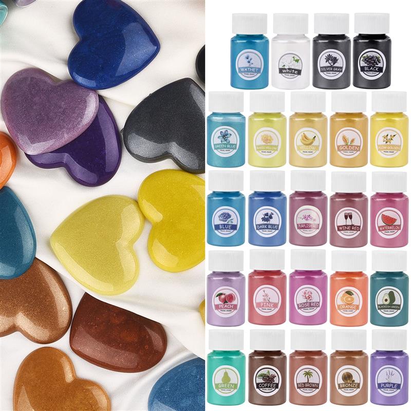 에폭시 수지 염료 운모 분말 분말 분말 안료 세트, 수 - Pearl Powder Resin 리뷰 및 가격
