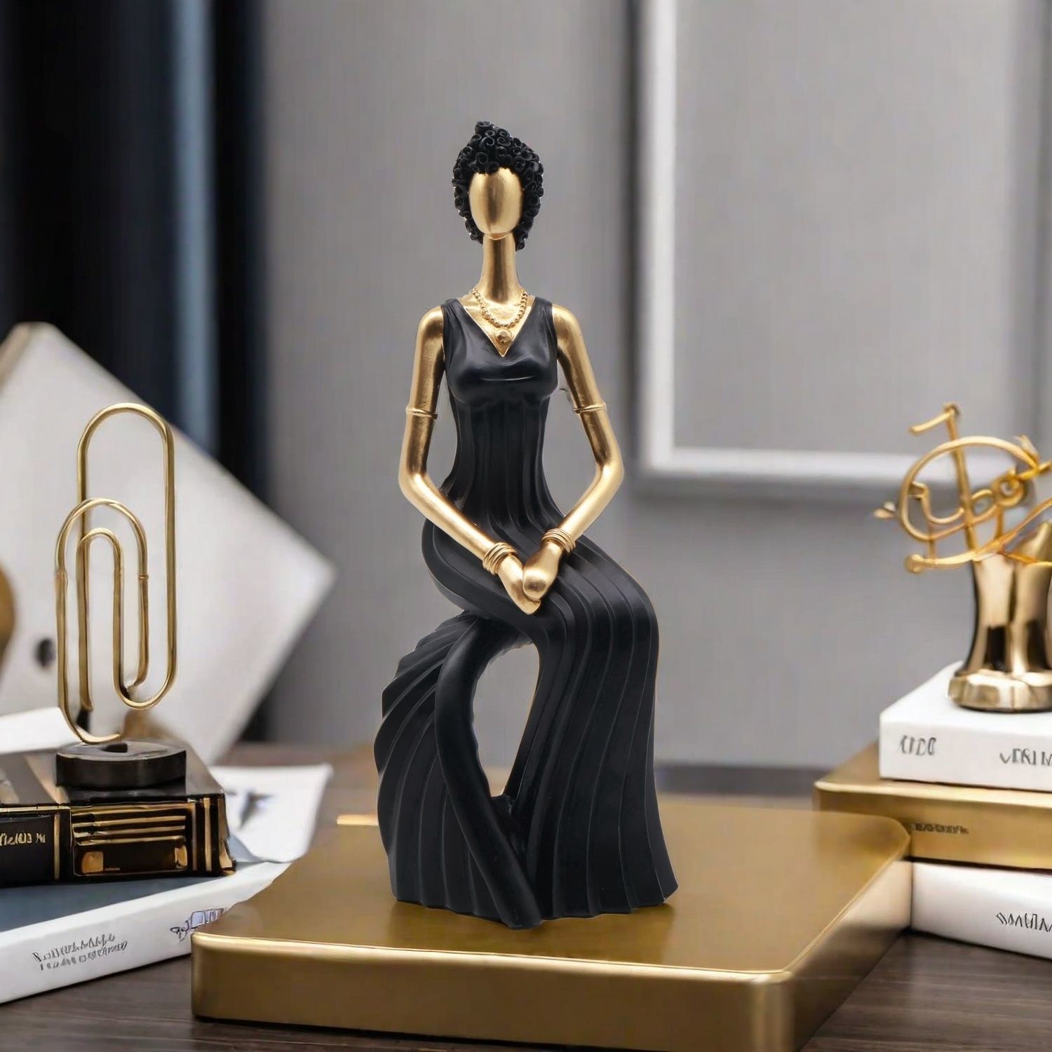 데코 레진 조각상 북유럽 스타일 거실 장식품 홈 아트  - Resin Art For Wedding Gift 리뷰 및 가격