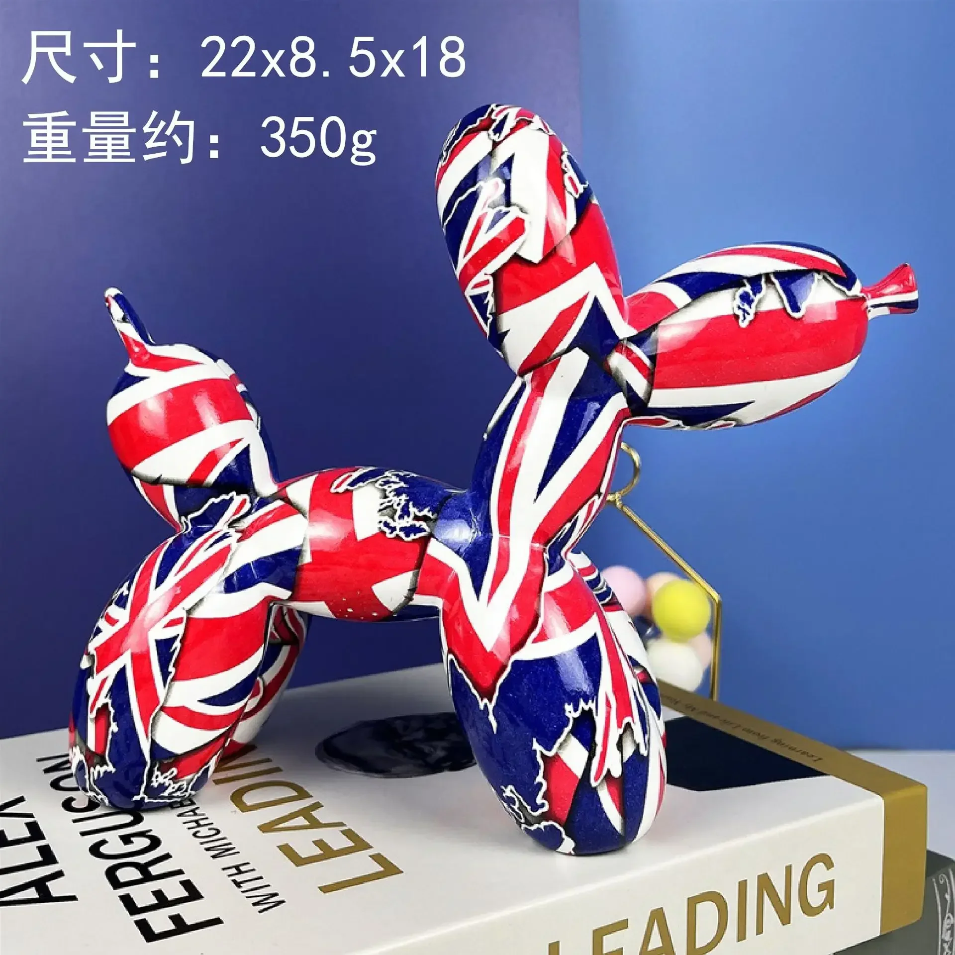북유럽 현대 미술 송진 그래피티 조각 풍선 개 조각상, - Resin Art Gift For Anniversary 리뷰 및 가격