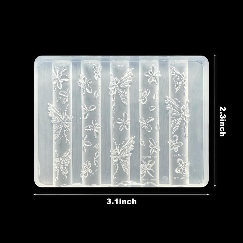 3D 나비 꽃 젤 네일 아트 몰드 아트 레진 꽃잎 몰드 - Resin Art Templates Free 리뷰 및 가격