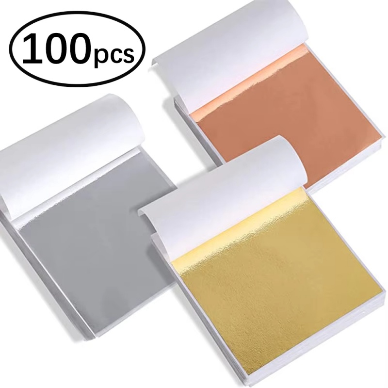 100개입 모조 금은 구리 호일 종이 DIY 레진 캔들 - Resin Art For Wedding Gift 리뷰 및 가격
