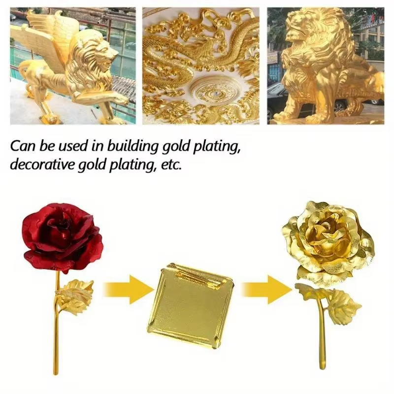 100개입 모조 금은 구리 호일 종이 DIY 레진 캔들 - Resin Art For Wedding Gift 리뷰 및 가격