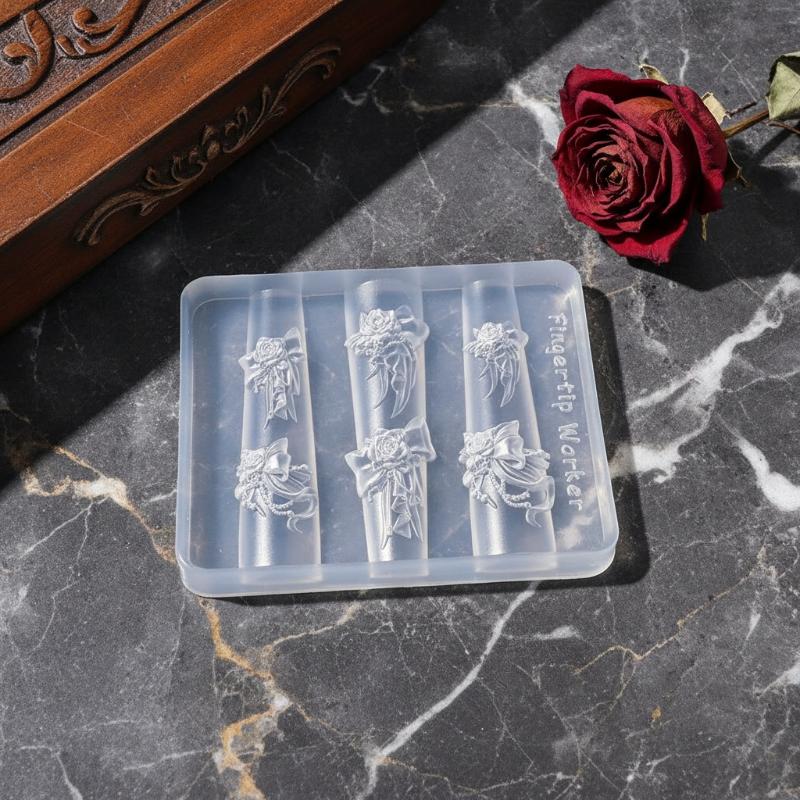 3D 실리콘 꽃 네일 몰드 백합 히비스커스 플로럴 네일 - Resin Art Templates Free 리뷰 및 가격